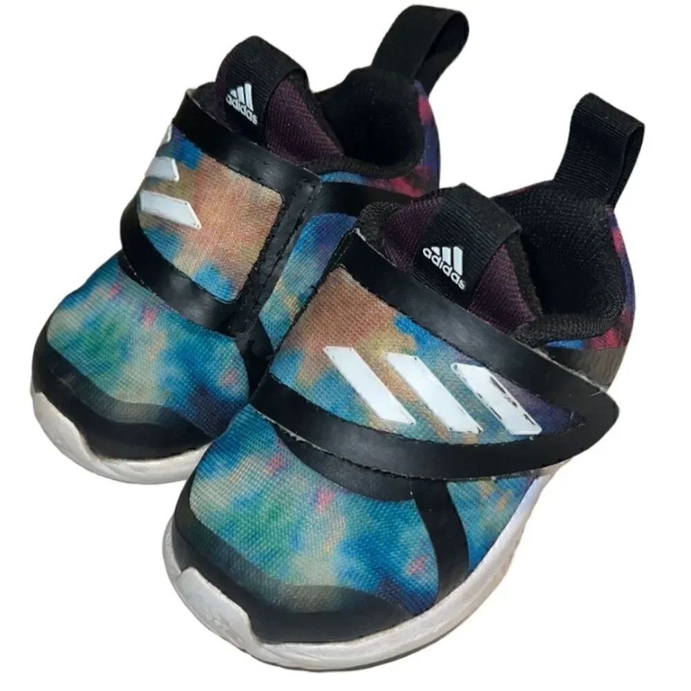 Baby girl’s Adidas Sneakers FortaRun X Cloudfoam Ortholite tech Size 4 4K